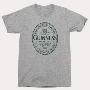 Men's Guinness Short Sleeve Graphic T-Shirt Gray XXL
